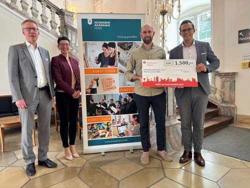 Mehr Raum für Kreativität: Sparkasse Allgäu fördert den Schwäbischen Kunstsommer mit 1.500 Euro