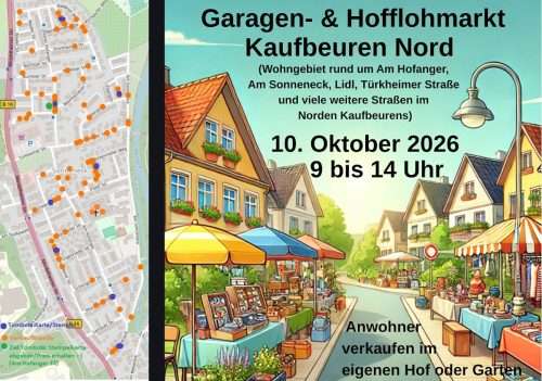 Zweiter Stadtteilflohmarkt in Kaufbeuren-Nord wächst weiter