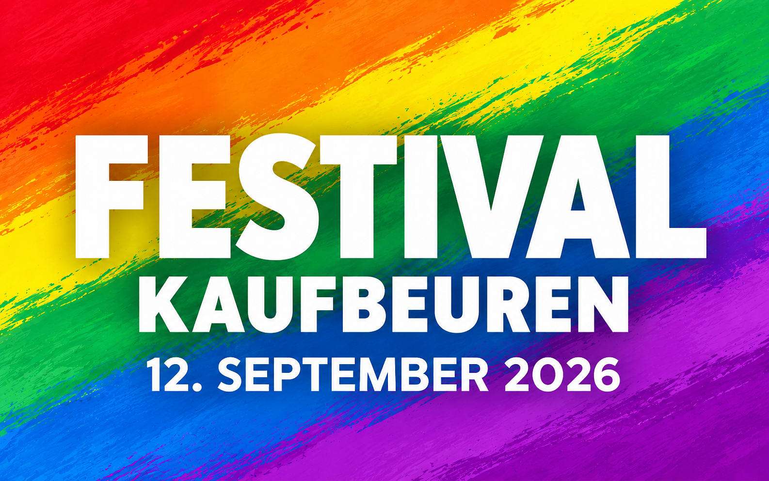 Allgäu Pride 2026: Kaufbeuren wird am Samstag zum Treffpunkt für Vielfalt