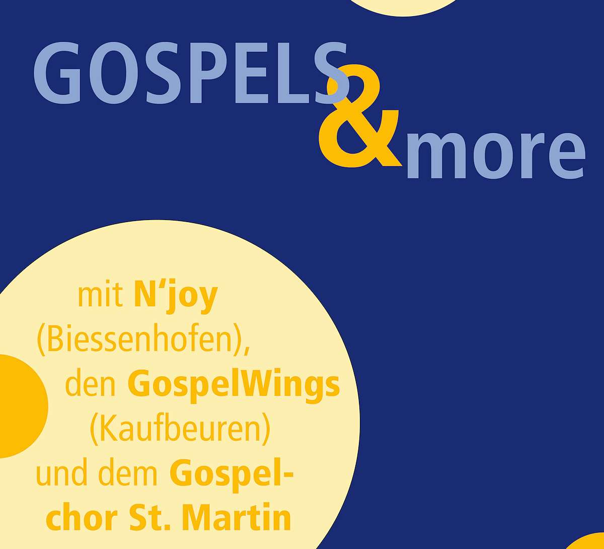 „Gospels & more“: Drei Chöre singen für die Dachsanierung des Crescentiaklosters