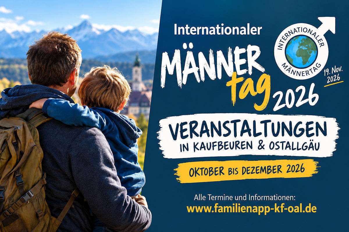 Internationaler Männertag 2026: Vielfältiges Veranstaltungsprogramm in Kaufbeuren und im Ostallgäu