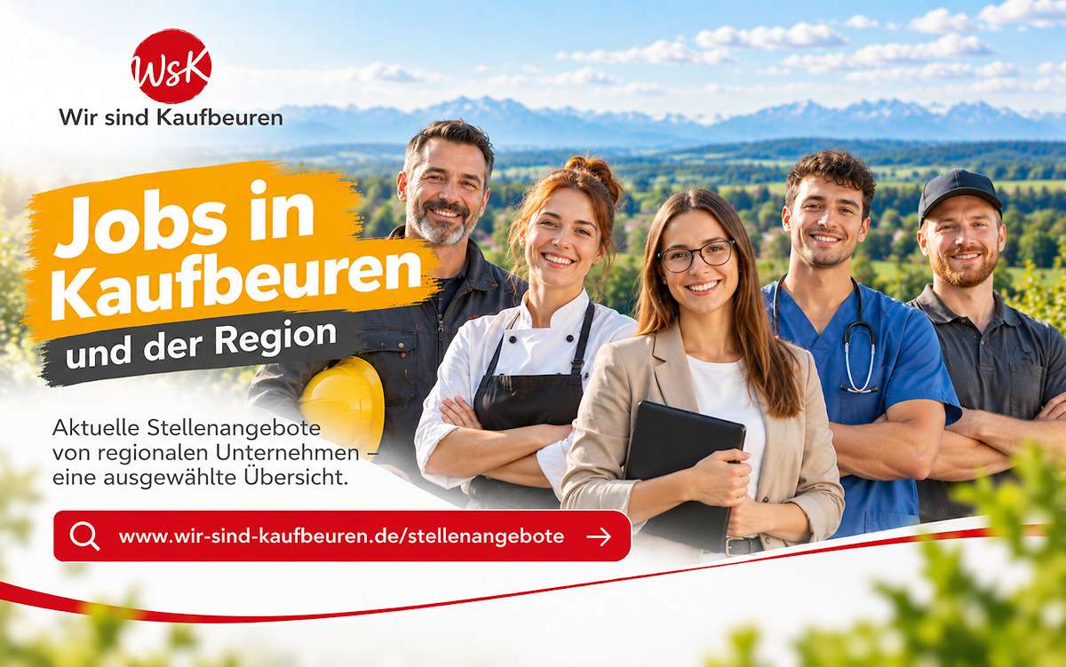 Neuer Job gesucht? Diese Arbeitgeber aus Kaufbeuren und der Region stellen ein