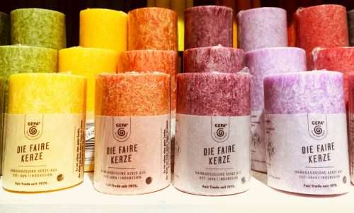 Neues aus dem Weltladen Kaufbeuren: Herbstabende im Kerzenschein mit Fair Trade Kerzen!