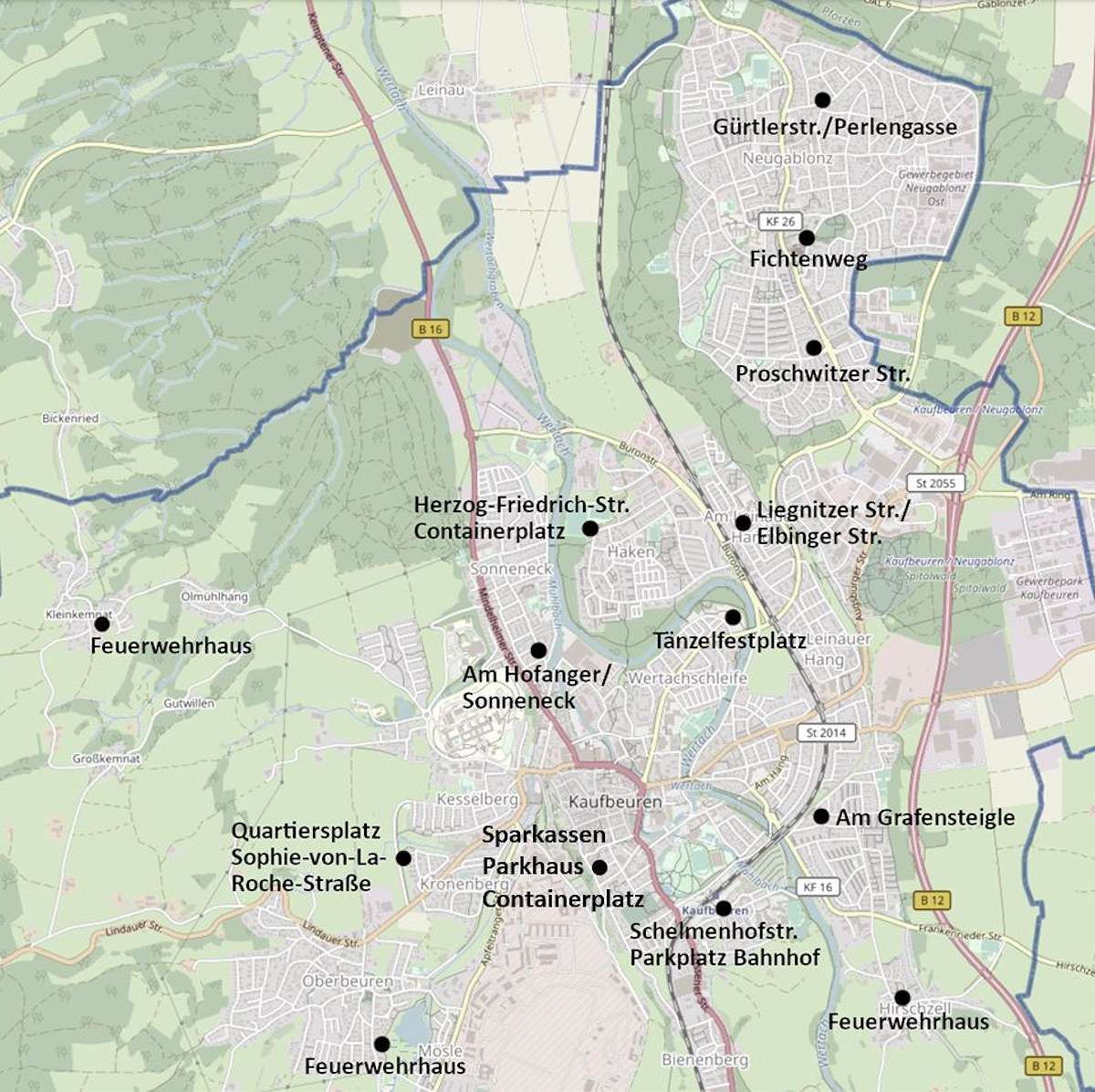 Stadt Kaufbeuren stellt ab 29. Oktober kostenlosen Streusplit an 14 Standorten bereit