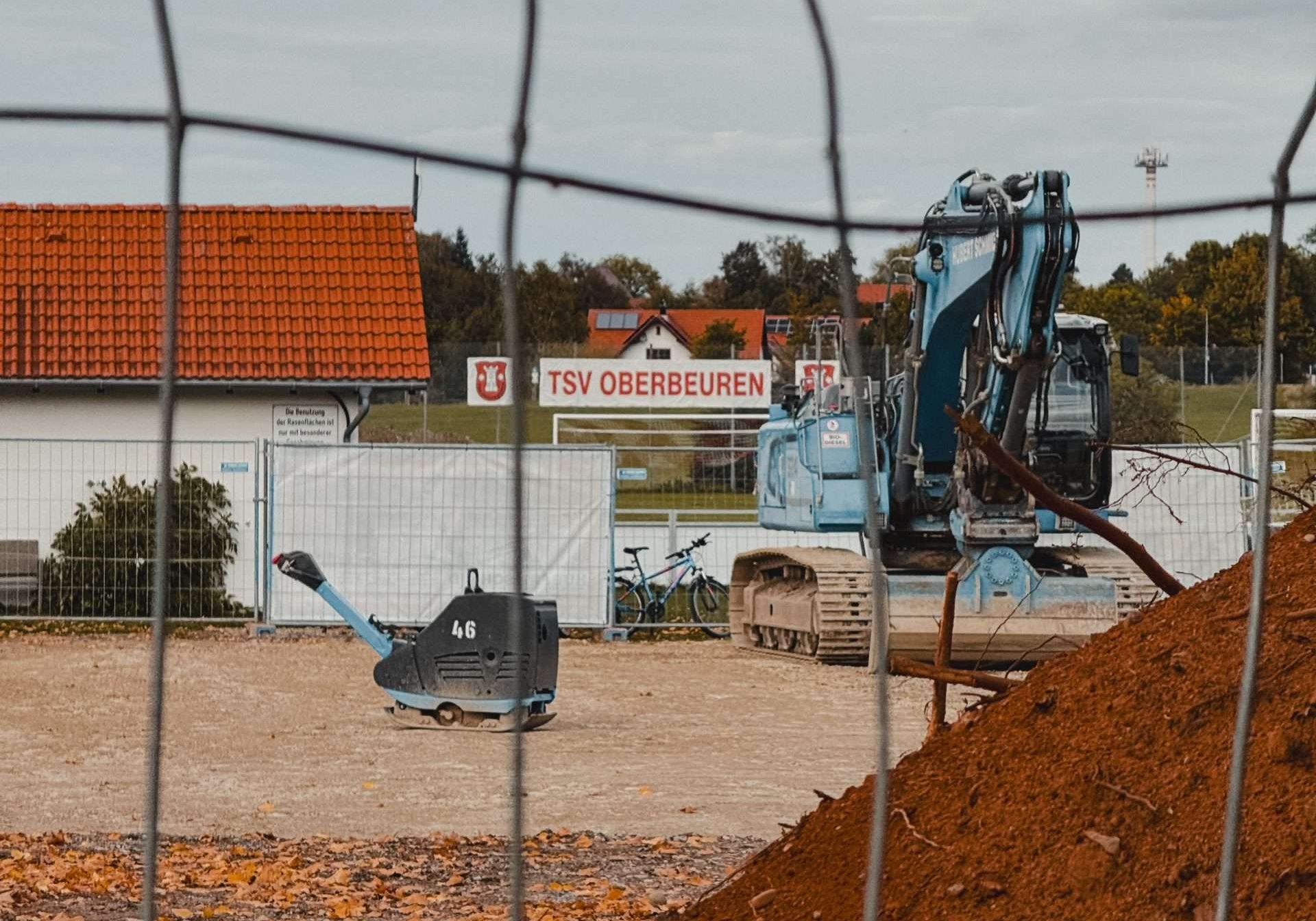Baubeginn beim TSV Oberbeuren